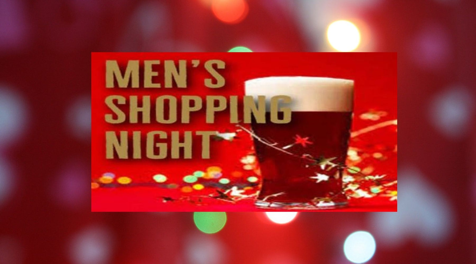 In The Nick Of Time Men's Holiday Shopping Event