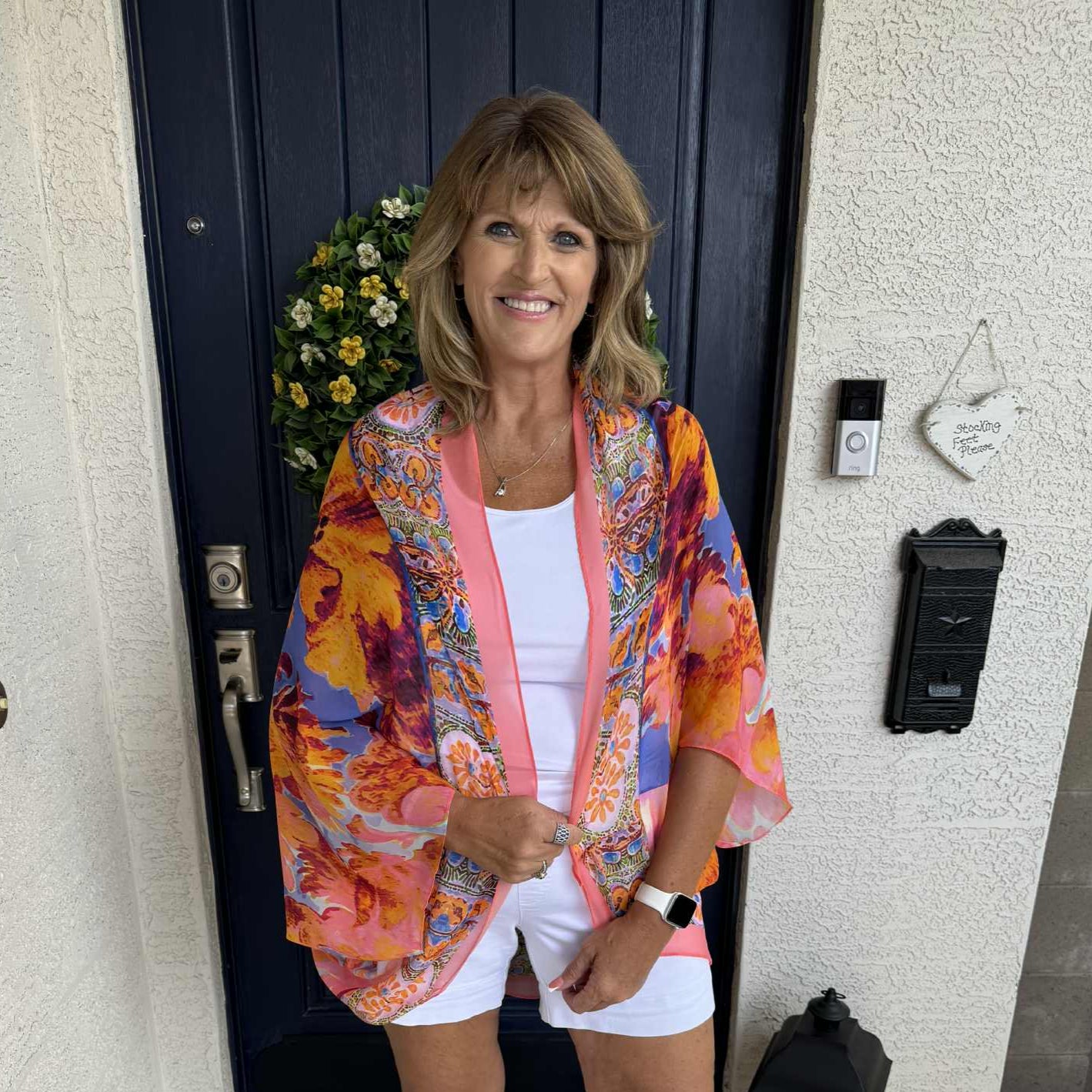 Coral Kimono