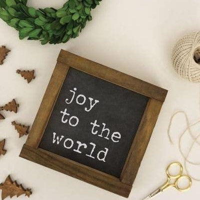 Wood Sign - Joy To The World